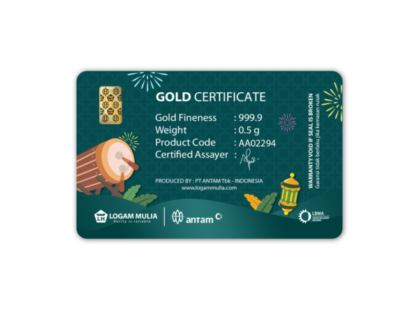 Happy Eid Mubarak - 0.5 gram